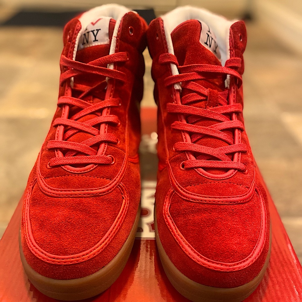 Pony- “New State of Mind” Red Suede